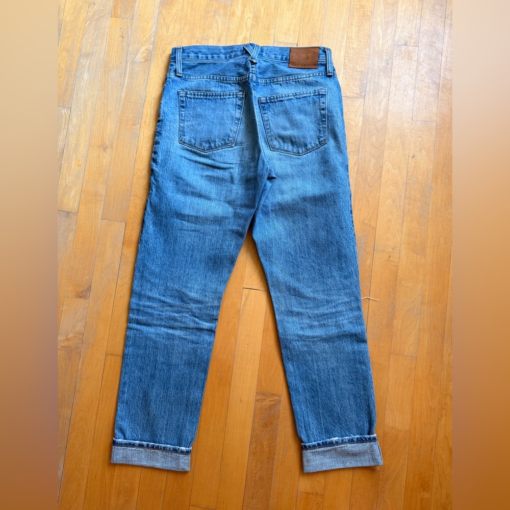 Point Sur Distressed Straight Jeans